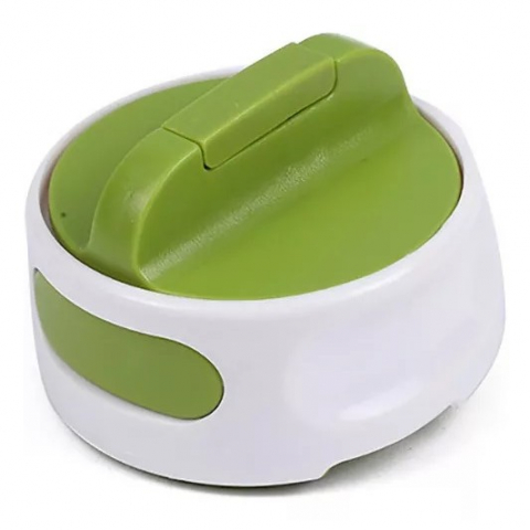 Ajutoare pentru gatit - Desfacator manual de conserve si sticle, 6.8 x 4.8 cm, din abs + otel, verde/alb