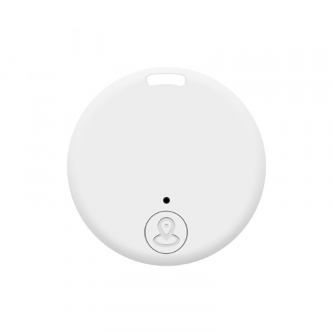 Organizatoare, perne voiaj şi accesorii - Dispozitiv anti pierdere inteligent, conexiune bluetooth, dispozitiv anti pierdere pentru accesorii, baterie si manual de utilizare incluse 38 x 38 x 7 mm, alb