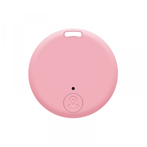 Genti, organizatoare şi accesorii voiaj - Dispozitiv anti pierdere inteligent, conexiune bluetooth, dispozitiv anti pierdere pentru accesorii, baterie si manual de utilizare incluse 38 x 38 x 7 mm, roz
