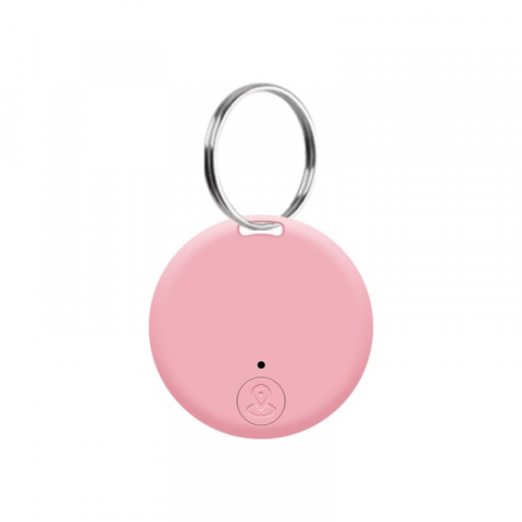 Dispozitiv anti pierdere inteligent, conexiune bluetooth, dispozitiv anti pierdere pentru accesorii, baterie si manual de utilizare incluse 38 x 38 x 7 mm, roz [1]