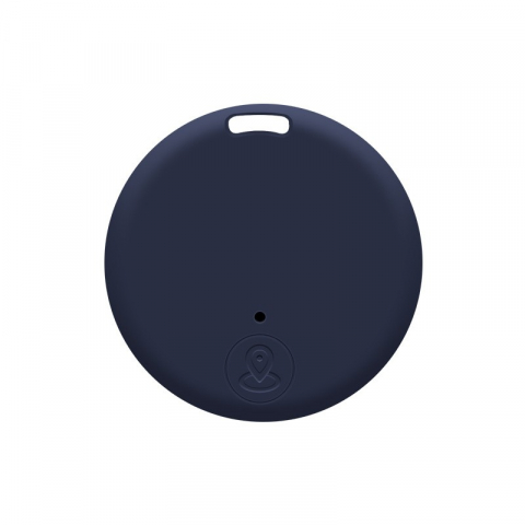Organizatoare, perne voiaj şi accesorii - Dispozitiv anti pierdere inteligent, conexiune bluetooth, dispozitiv anti pierdere pentru accesorii, baterie si manual de utilizare incluse 38 x 38 x 7 mm, albastru inchis