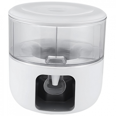 Dozatoare apa - Dozator de apa  3 compartimente rotative, capacitate mare de 3l, alb