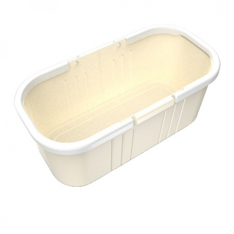 Maturi, Perii, Mopuri si Galeti - Galeata pentru mop plat, 45 x 25 x 17.8 cm, compatibilia cu mop, 37 x 15 cm, galben