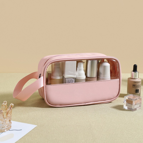 Geanta cosmetice  pentru voiaj sau organizare, 22 x 12 x 8 cm, roz [5]