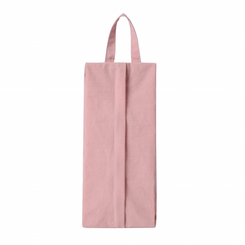 Genti, organizatoare şi accesorii voiaj - Geanta de depozitare, pentru haine mici, lenjerie, sosete, cosmetice, impermeabila, cu maner, 10x20x3 cm, roz