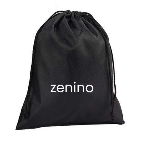 Produse ingrijire incaltaminte - Husa sac pentru pantofi, husa din poliester pentru haine incaltaminte, lucruri in calatorie, inchidere cu snur, 30 x 20 cm 80 g negru