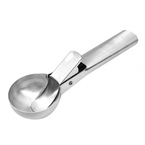 Accesorii și ustensile in bucatarie - Lingura dozatoare inghetata   cool serving, inox, gri