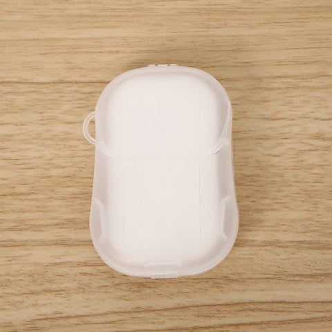 Mini cutie de sapun din hartie, de unica folosinta, portabila, potrivit pentru calatorii, 20 buc, alb [1]