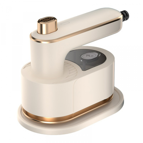 Accesorii ingrijire casa - Mini fier de calcat, pliabil si portabil, calcare verticala/orizonala, cu abur, 50 ml, 40w, 10.5 x 12 cm, alb
