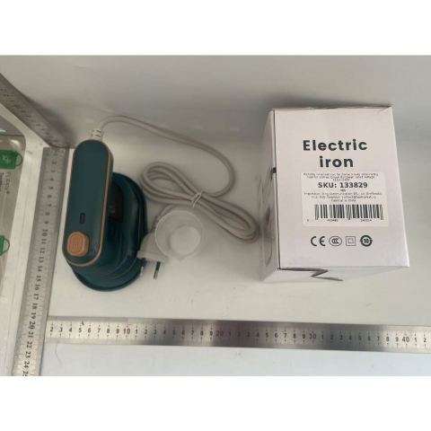 Mini fier de calcat, pliabil si portabil, calcare verticala/orizonala, cu abur, 50 ml, 40w, 10.5 x 12 cm, verde [6]
