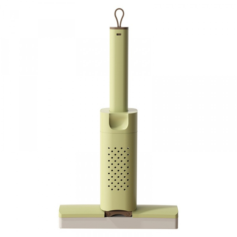 Maturi, Perii, Mopuri si Galeti - Mini mop, pentru uz casnic, sistem autostoarcere, portabil, mop cu burete, rotire 180°,15 x 27.5 cm, verde