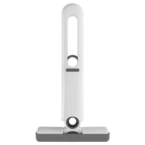 Maturi, Perii, Mopuri si Galeti - Mop de mana mini-portabil, cu sistem de stoarcere, dispozitiv de curatat manual, cu burete absorbant, din pva, 29.5 x 15.5 cm, 2 rezerve, alb