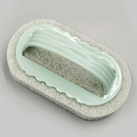 Favorite - Perie burete de curatat cu maner, perie pentru gresie, baie, bucatarie, verde