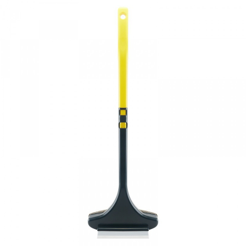 Accesorii ingrijire casa - Perie de spalat si curatat geamuri, pentru plase si suprafete diverse, 46x16x5 cm, verde-galben