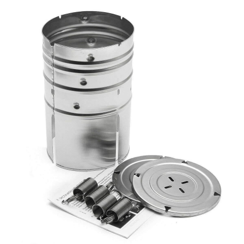 Presa din inox  pentru preparat sunca presata, cu capac, dimensiune reglabila in 3 trepte, 15 x 15 x 18 cm, argintiu [5]