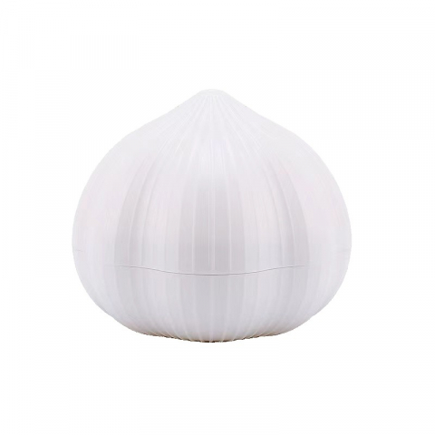 Ajutoare pentru gatit - Presa manuala pentru usturoi, model usturoi, 7 x 7.5 cm, din plastic, alb