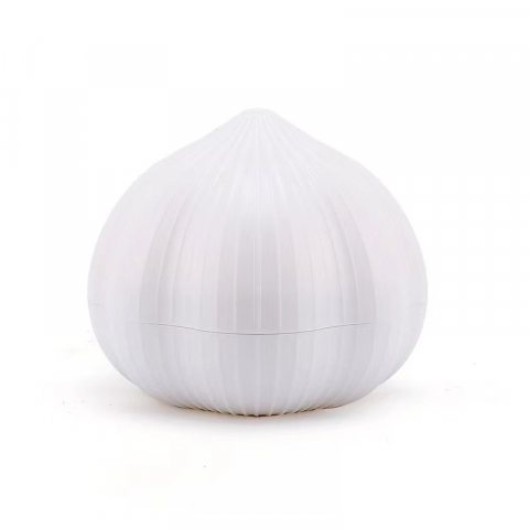 Presa manuala pentru usturoi, model usturoi, 7 x 7.5 cm, din plastic, alb [4]