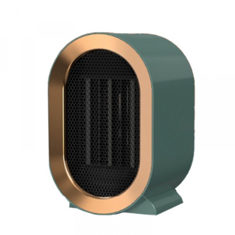 Ventilatoare - Radiator mini incalzitor, element de incalzire ptc, putere 1200 w, radiator cu termostat reglabil, 19.5 x 12.5 x 12.5 cm, 800 g, verde