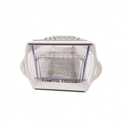 Razatoare de bucatarie cu cutie colectoare  doua tipuri de lame, carcasa inox si abs, design practic, alb [5]