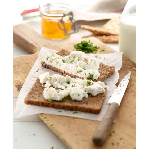 Recipient pentru preparat branza, capac de silicon, cheese maker din plastic, strecuratoare, 17x14.5x12.8 cm, verde [6]