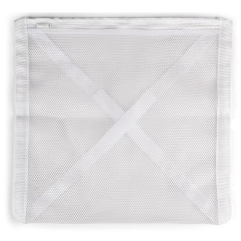 Produse ingrijire incaltaminte - Sac pentru spalare incaltaminte, dimensiuni mari, pentru masina de spalat, 40x40x1 cm, alb