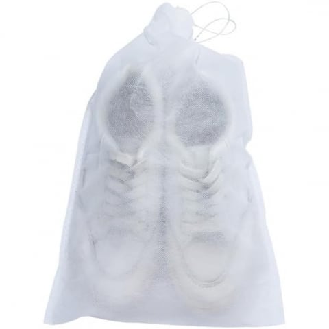 Produse ingrijire incaltaminte - Set 50 de saci de depozitare incaltaminte, de protectie, pentru voiaj, netesut, rezistenti la praf, protectie solara, anti-ingalbenire, 38x32 cm, marime medie, transparent