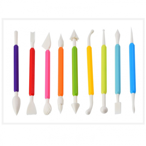 Set 66 piese ustensile pentru ornare prajituri, din plastic si otel inoxidabil, multicolor [3]