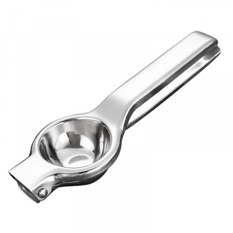 Ajutoare pentru gatit - Storcator de citrice manual, storcator de fructe moi, rezistent, usor de folosit si depozitat, durabil, calitativ, 20.5 x 7cm, inox, argintiu