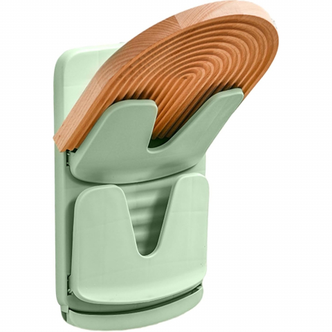 Accesorii și ustensile in bucatarie - Suport de bucatarie, pentru capace/tocatoare, din plastic, colectare apa scursa, montare fara perfoarare, 33.3 x 20.7 x 3.5 cm, verde