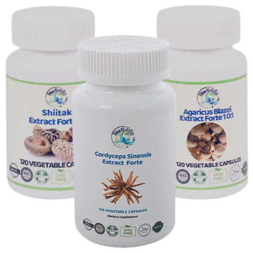 Extract Forte pentru Întărirea Sistemului Imunitar - Cordyceps, Agaricus și Shiitake pentru Sănătate Optimizată [1]