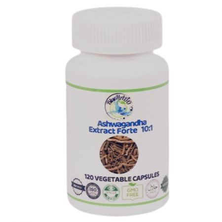 Medicinal Mushrooms and Plants - Ashwagandha Capsules: Energy, Vitality, Stress Reduction, and Improved Sexual Performance.
