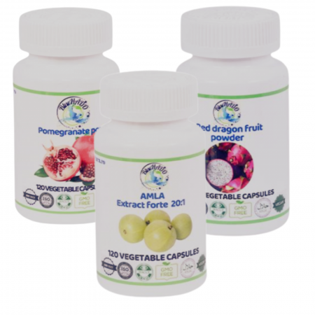Remedii patologii sistemul digestiv - DigestGuard Trio – Suport Natural pentru Sistemul Digestiv Cu extracte concentrate de Amla, Rodie și Pitaya Roșie