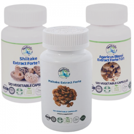 Remedii patologii sistemul urinar - Extract Forte Natural pentru Prostatită - Agaricus, Shiitake și Maitake pentru Reducerea Inflamației și Întărirea Sănătății Prostatei