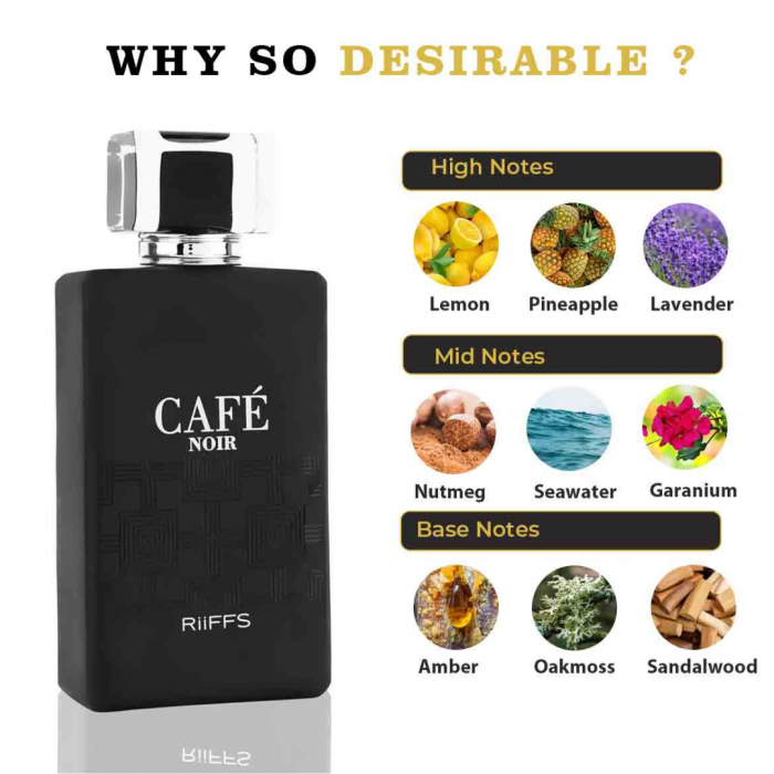 Cafe Noir 100ml - Apa de Parfum, barbati [5]