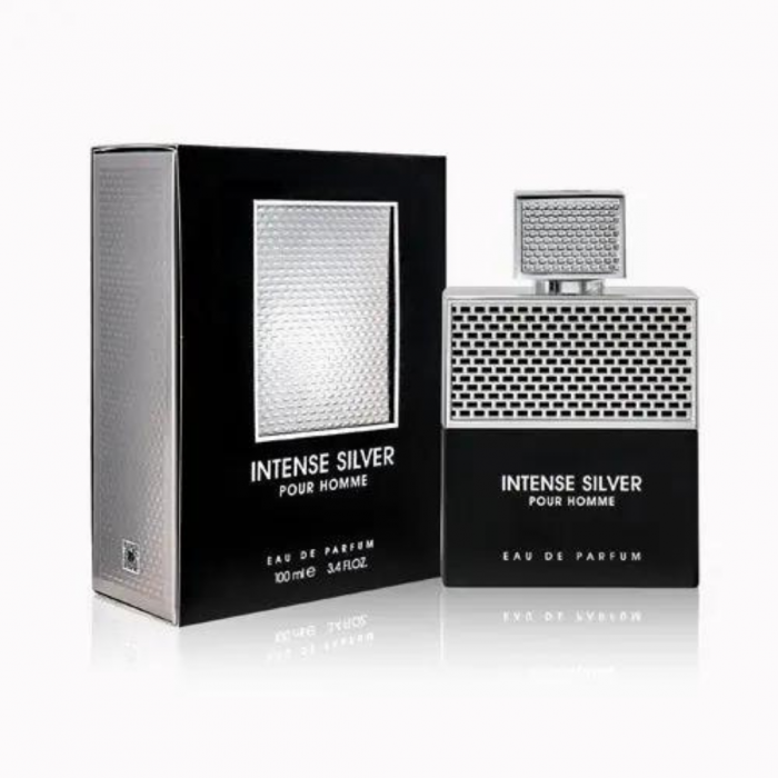 Intense Silver Pour Homme 100ml - Apa de Parfum, barbati [3]