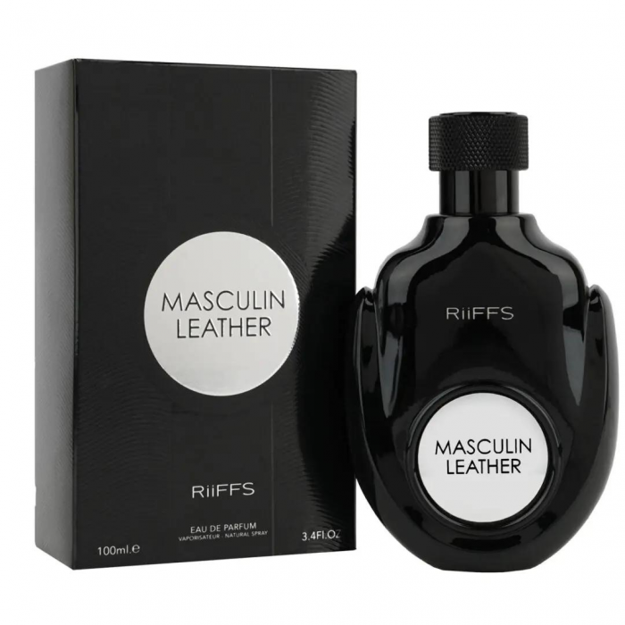 Masculin Leather 100ml - Apa de Parfum, barbati [4]