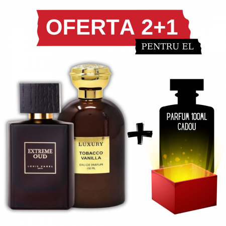 Oferta 2+1 - Extreme Oud + Tobacco Vanilla + Cadou 100ml