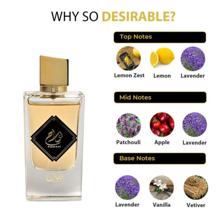 Fawah 80ml - Apa de Parfum, barbati [5]