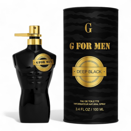 Parfumuri inspirate din: - G for Men Deep Black 100ml - Apa de Toaleta, barbati| Inspirat din Jean Paul Gaultier Le Male Le Parfum