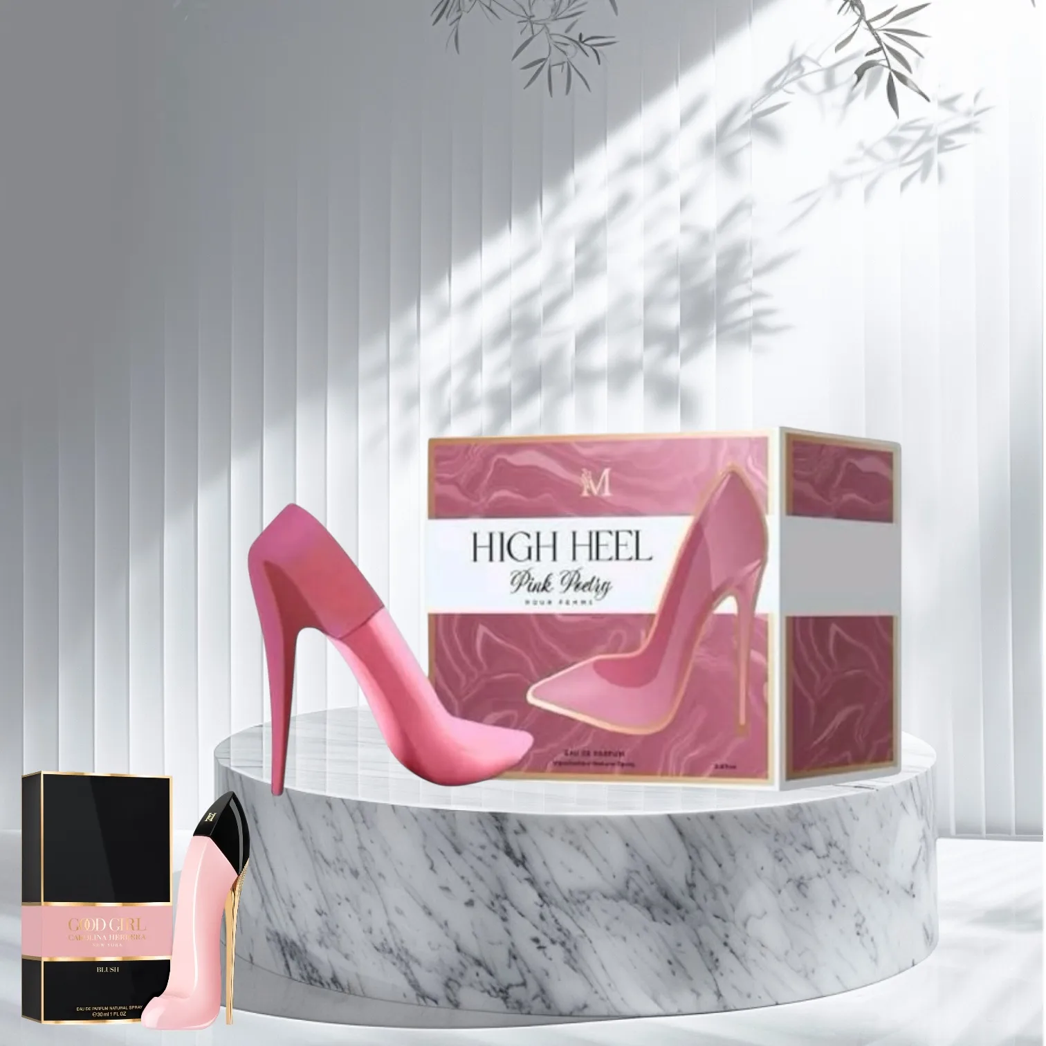 High Heel Pink Poetry 100ml - Apa de Parfum, dama| Inspirat din Carolina Herrera Good Girl Blush [1]