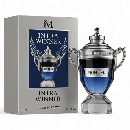 Cele mai noi - Intra Winner Fighter 100ml - Apa de Toaleta, barbati| Inspirat din Invictus Paco Rabanne