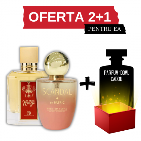 Oferta 2+1 - Musk Rouge + Scandal + Cadou 100ml