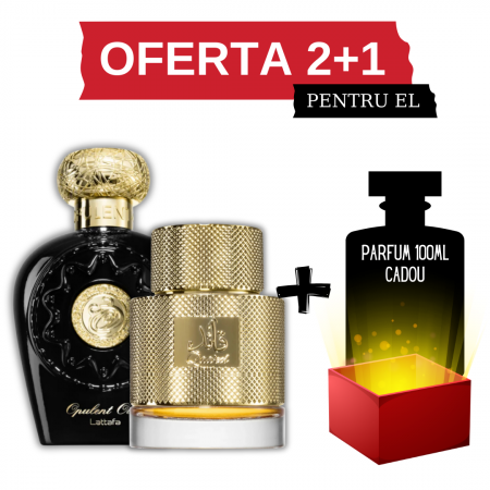 Set cu parfum GRATIS - Opulent Oud + Qaaed + Cadou 100ml