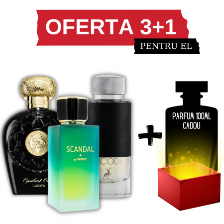 Oferta 3+1 - Opulent Oud + Scandal + Encode + Cadou 100ml