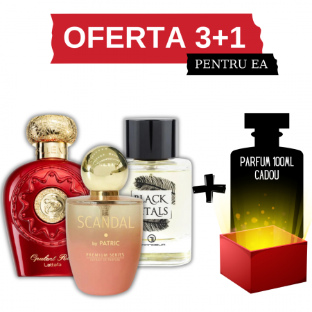 Oferta 3+1 - Opulent Red + Scandal + Black Petals + Cadou 100ml