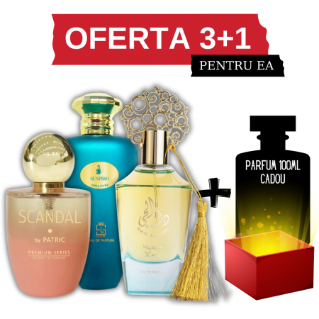 Oferta 3+1 - Scandal + Suspiro Abra Pure + Dar al Hae + Cadou 100ml