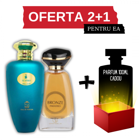 Oferta 2+1 - Suspiro Abra Pure + Bronze Paradiso + Cadou 100ml