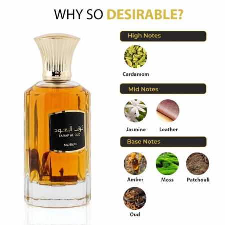Taraf al Oud 100ml - Apa de Parfum, barbati [3]