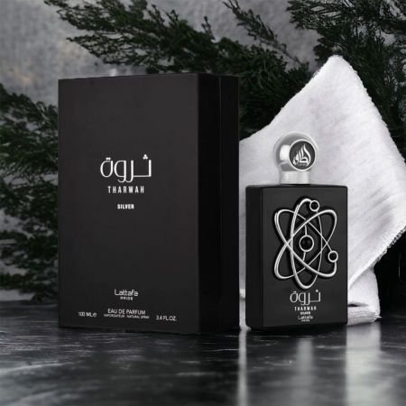 Tharwah Silver 100ml - Apa de Parfum, barbati [5]