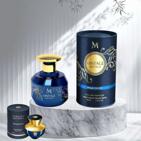 Vintage Deep Blue 100ml - Apa de Parfum, barbati| Inspirat din Versace Dylan Blue [1]